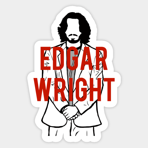 Directed by Edgar Wright Sticker by Youre-So-Punny